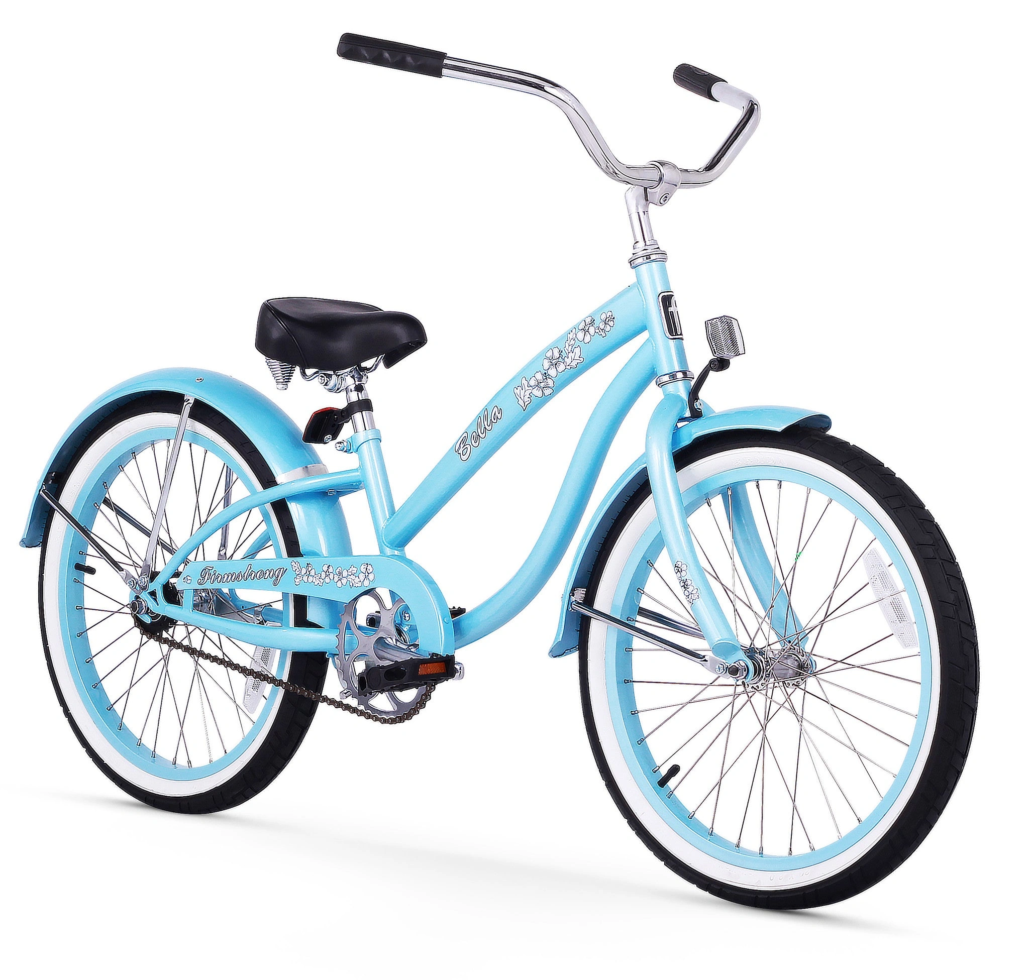 Firmstrong Bella: Strandfeeling pur! Klassisches Mädchen-Cruiser-Rad, ein Traum in Pink, Sommer, Sonne, Spaß!